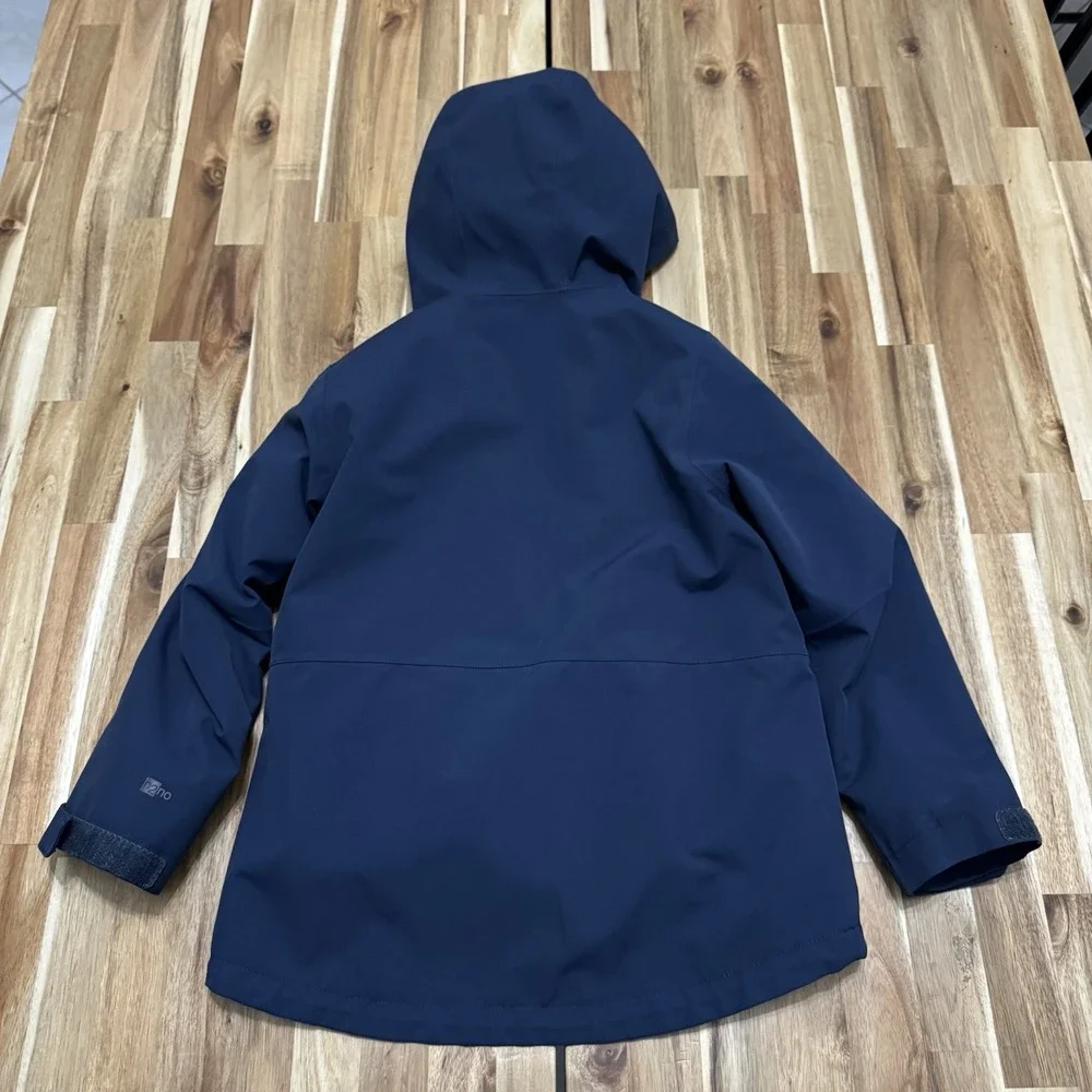 Patagonia Jacket Girls XS 5-6 Blue 4 In 1 Everyday Jacket Full Zip Hooded School